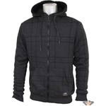bluza męskie VANS - Swindle Zip Up - Black Heather - VNS0BHH