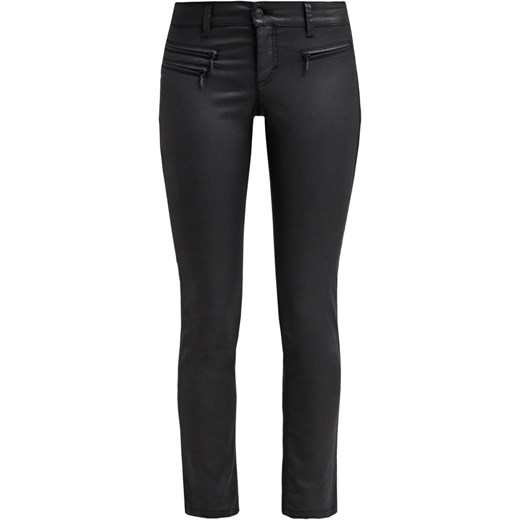 MAC CARRIE Spodnie materiaÅowe black zalando czarny baweÅna