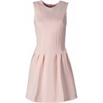 Sukienka neoprenowa bonprix bezowy elastan