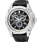 CITIZEN AT0860-22E Zegarek Męski na pasku Eco Drive CITIZEN Super Titanium model otozegarki szary damskie