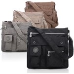 Torba na ramię raportówka Bag Street poszerzana - 2221 supergalanteria-pl czarny na ramię