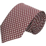 krawat platinum bordo classic 216