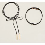 Cropp - 2 pack chokerów - Czarny Cropp bezowy One Size