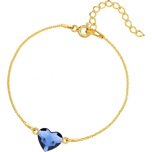 Bransoletka z kryształem SWAROVSKI® - srebro 925 pozłacane Coccola bialy coccola.pl