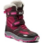 Śniegowce JACK WOLFSKIN - Girls Snow Flake Texapore 4012013-2103310 Mahogany S czerwony Jack Wolfskin 34 eobuwie.pl
