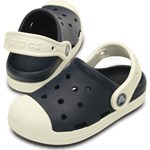 BUTY CROCS BUMPER TOE CLOG KIDS 202282 NAVY bezowy Crocs 26 yessport.pl