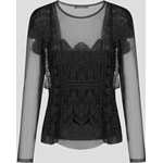 Koszulka z koronką czarny ORSAY XL orsay.com