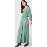 Sukienka zielona NA-KD Boho maxi