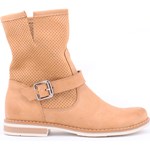 botki - skóra naturalna - model 425 - kolor camelowy