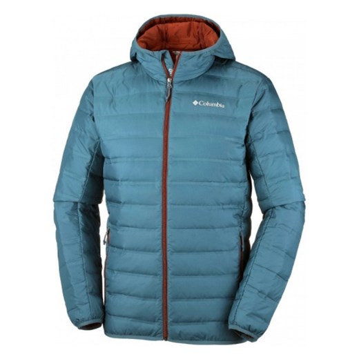 KURTKA LAKE 22 DOWN HOODED JACKET szary Columbia L okazyjna cena taniesportowe.pl