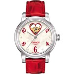 TISSOT T0502071611602 Zegarek damski TISSOT T-CLASSIC Lady Heart T050.207.16.116.02 Dostawa Gratis! 100 Dni na Zwrot Towaru - Gwarancja Satysfakcji!!! otozegarki czerwony błyszczące
