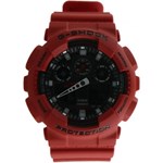 Zegarek męski Casio G-Shock Original GA-100B-4AER - CZERWONY Casio uniwersalny sneakerstudio.pl