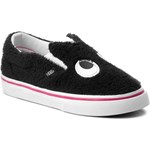 Półbuty VANS - Slip-On Friend VN0A3TK4U4T (Party Fur) Black/True Wh Vans 25 eobuwie.pl