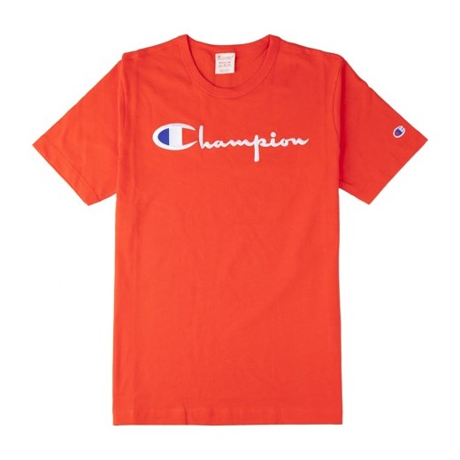 Koszulka Champion męska Crewneck T-Shirt Orange 210972/OS013 Champion M okazyjna cena INTEMPO
