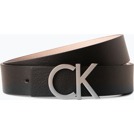 Calvin Klein - Damski pasek dwustronny ze skóry, czarny Calvin Klein 85 vangraaf