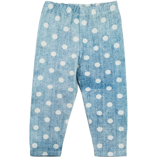 LEGGINSY DENIM DOTS i love milk
