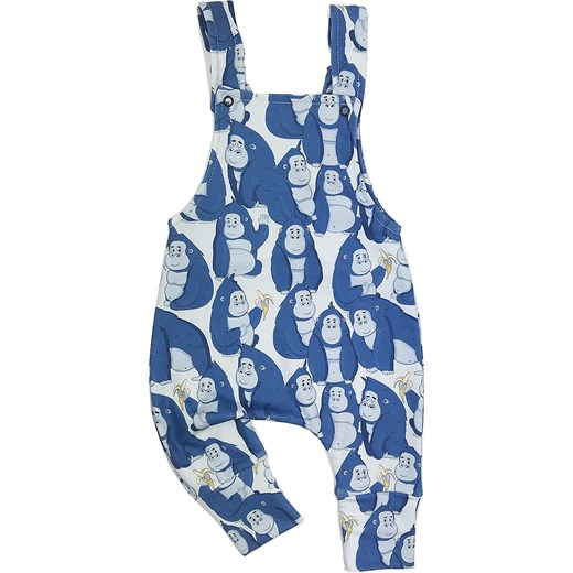 OGRODNICZKI BLUE GORILLAS PRINT i love milk