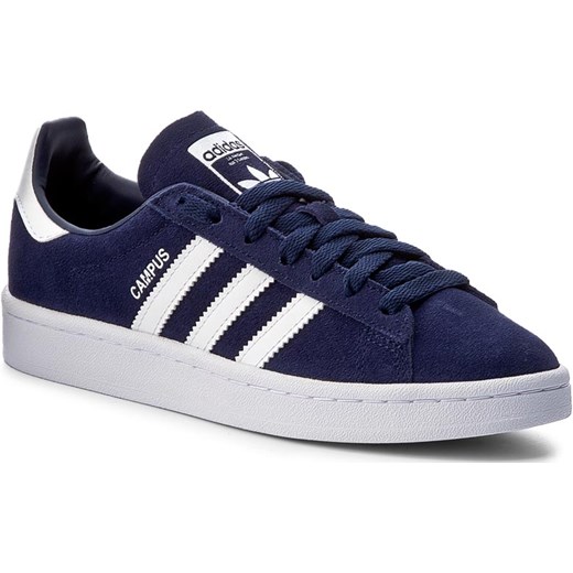 Trampki dziecięce Adidas wiązane z nubuku