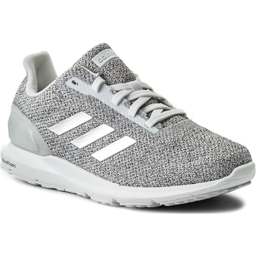 Buty sportowe damskie Adidas z tworzywa sztucznego sznurowane