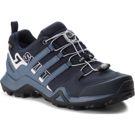 Buty sportowe damskie Adidas terrex wiązane gore-tex płaskie