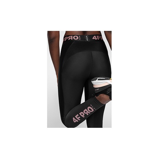 Legginsy kompresyjne damskie 4FPro SPDF401A - czarny 4F