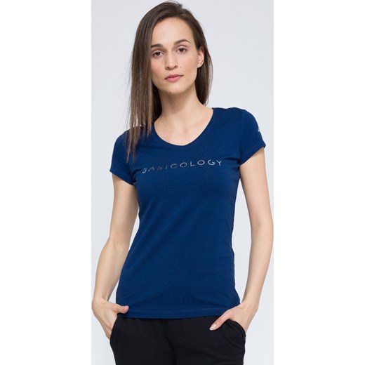 T-shirt damski TSD259 - granatowy 4F
