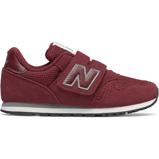 Buty sportowe dziecięce New Balance bez wzorów na rzepy zamszowe