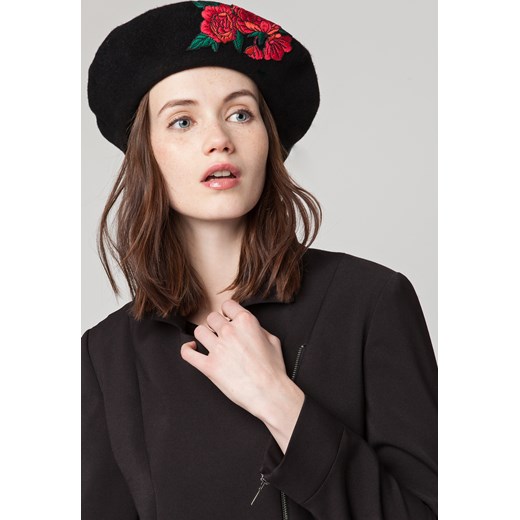 Beret damski Solar w kwiaty