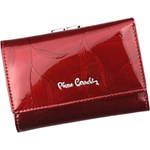 Portfel damski skórzany PIERRE CARDIN 02 LEAF 117 Czerwony