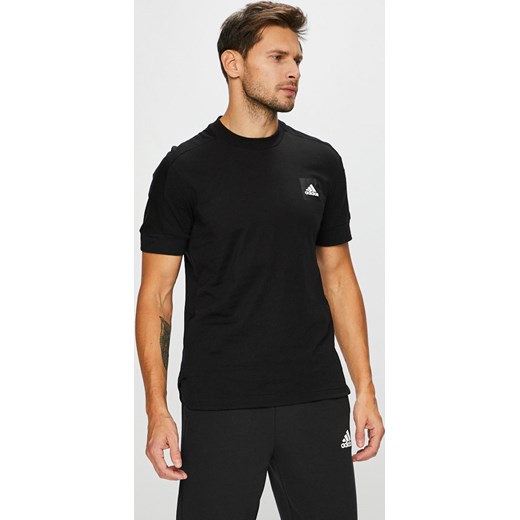 Czarna koszulka sportowa Adidas Performance