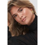 Matilda Djerf x NA-KD Structured Hoop - Gold