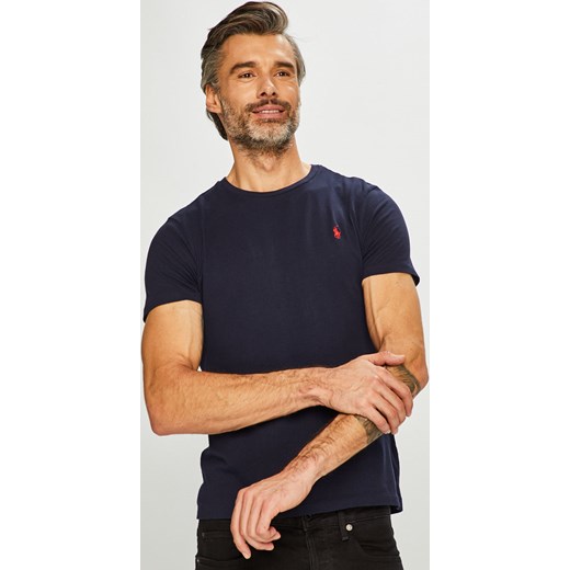 T-shirt męski granatowy Polo Ralph Lauren bawełniany