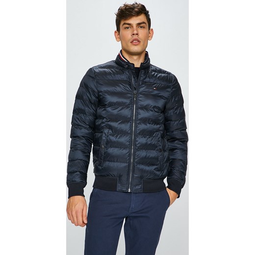 Kurtka męska Tommy Hilfiger granatowa z elastanu