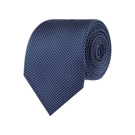 Krawat z jedwabiu z tkanym wzorem Montego One Size Peek&Cloppenburg