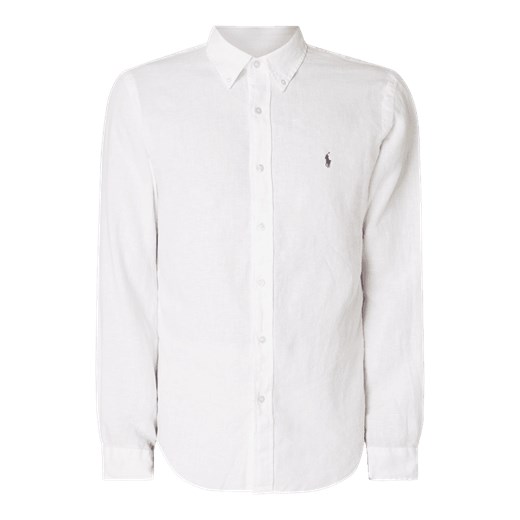 Koszula męska Polo Ralph Lauren casual z długim rękawem z klasycznym kołnierzykiem