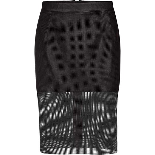Spódnica skórzana CZARNA L FAN LEATHER