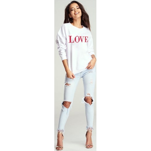 BLUZA "RED LOVE" MAMA LARGE (L/XL) i love milk