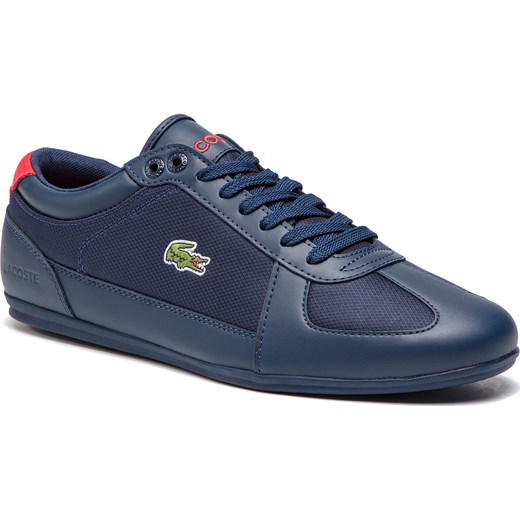 Trampki męskie Lacoste sznurowane z tworzywa sztucznego sportowe na wiosnę