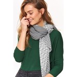 Szalik/chusta Top Secret szary casual gładki/gładka