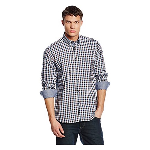 Koszula męska Milano z kołnierzykiem button down z długimi rękawami