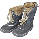 Buty zimowe dziecięce Winter Grip niebieskie sznurowane śniegowce