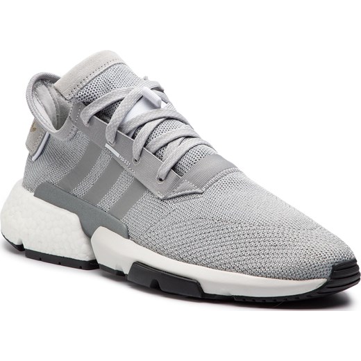 Adidas buty sportowe męskie skórzane szare