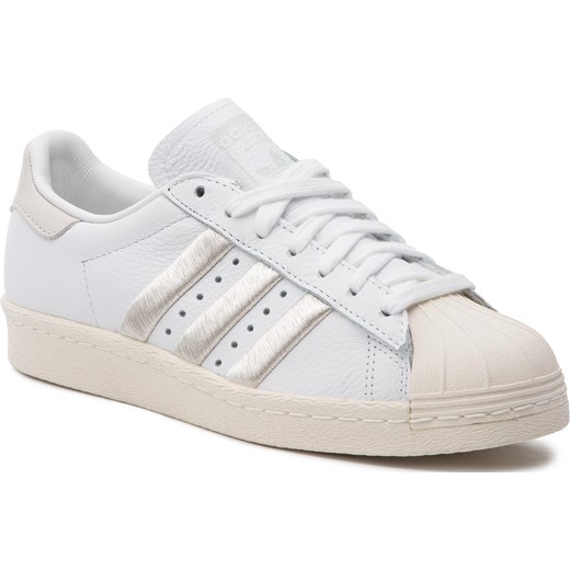 Trampki damskie Adidas superstar płaskie z niską cholewką z tworzywa sztucznego