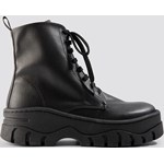 Workery damskie NA-KD Shoes gładkie jesienne na platformie