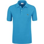 Lacoste, Koszulka polo, 100% bawełna Jasnoniebieski