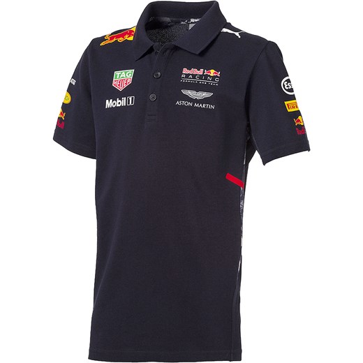 Koszulka polo dziecięcy Red Bull Racing F1 Team Red Bull Racing F1 Team 128 CM (DZIECI) gadzetyrajdowe.pl