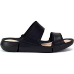 Klapki damskie Clarks letnie ze skóry casual bez zapięcia