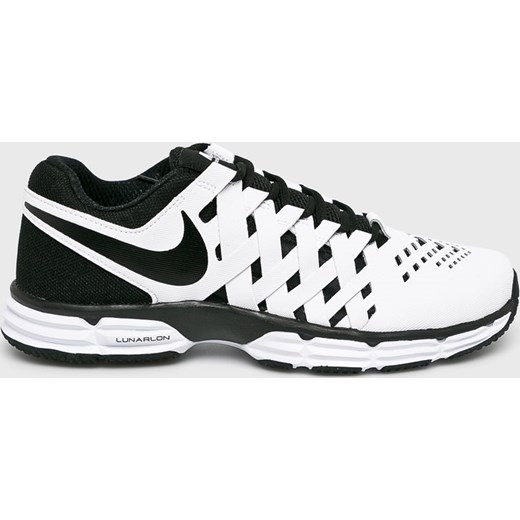 Nike buty sportowe męskie białe skórzane na wiosnę