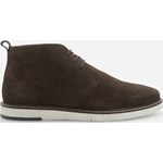 Buty zimowe męskie Reserved casual brązowe wiązane zamszowe