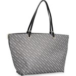 Shopper bag Versace Jeans z nadrukiem duża na ramię